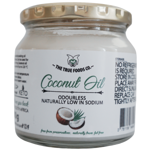 The True Foods Company - Coconut Oil 400g Glass