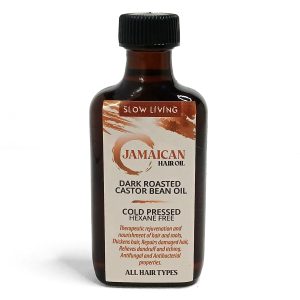 Slow Living Jamaican Hair Oil Dark Roasted Castor Bean Oil 100g - 100ml