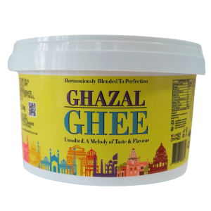 Ghazal Butter Oil Ghee Blend Plastic Bucket (1.5 kg)